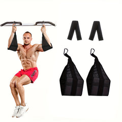 Unisex Hanging Ab Straps Padded Arm Support For Pull Up Bar