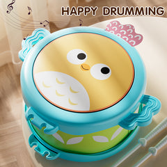 Infant Bird Drum Set with Cymbals and Drumsticks