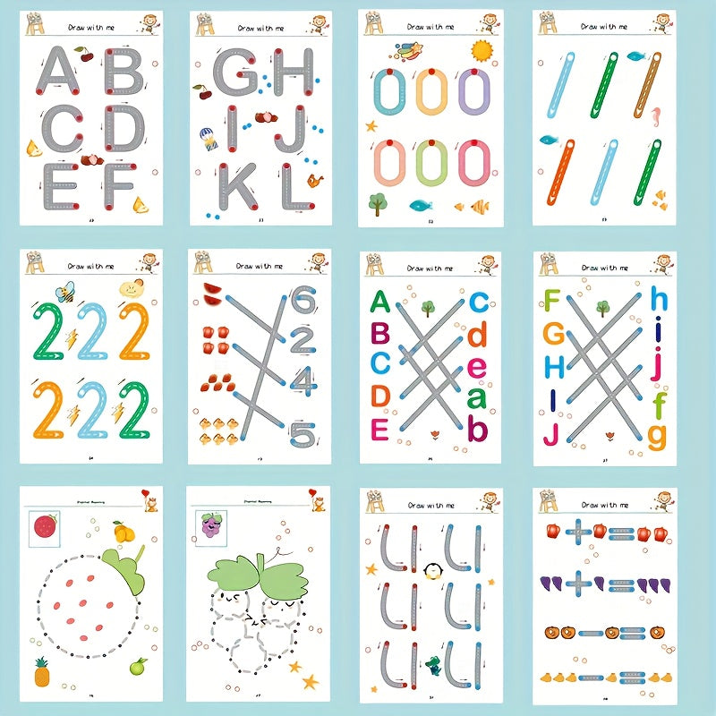 Reusable Workbook Set with Pens and Eraser