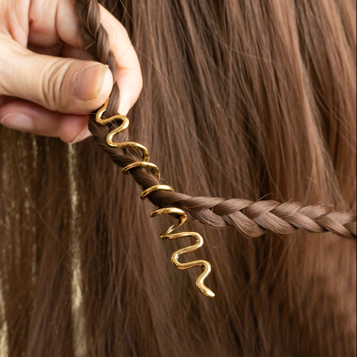 28pcs Vintage Spiral Snake Knot Braid Hairpin Hair Accessories