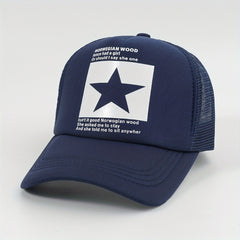 Trucker Hat High Top Baseball Cap Hip Hop Cap Street Dance Cap