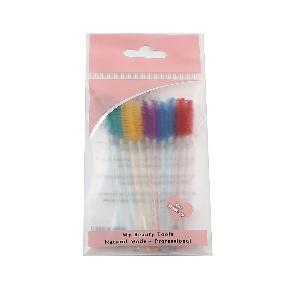 10pcs Eyelash Brush Spoolies Mascara Brush Applicator For Makeup