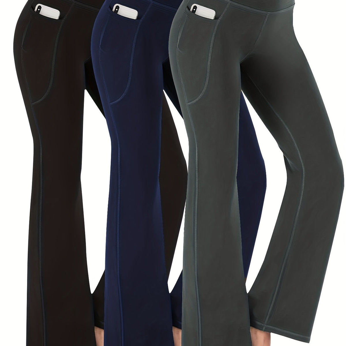 Flare Leggings High Waist Workout Sports Wide Leg Bootcut Pants