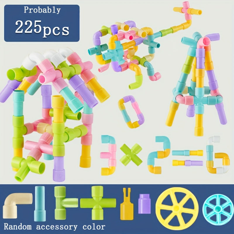 Pipe Tube Building Blocks Set Educational Construction Toy