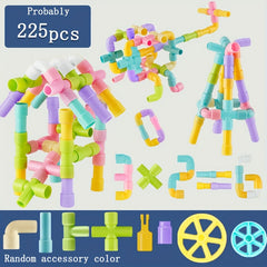 Pipe Tube Building Blocks Set Educational Construction Toy
