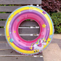 Baby Rainbow Horse Swimming Ring Inflatable Floating Ring