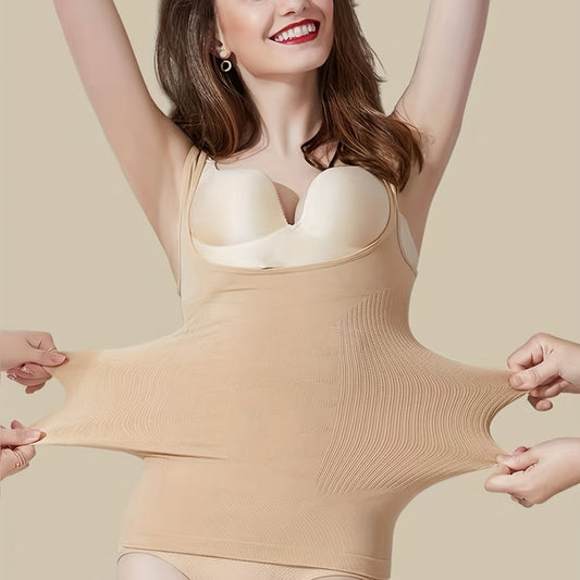 Seamless Shaping Tank Top Waist Trainer Tummy Control Slimmer
