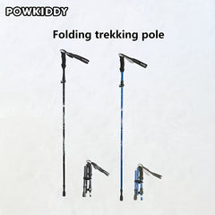 Portable 5-section Hiking Stick for Outdoor Camping