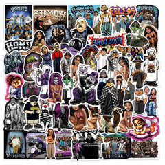 100pcs Anime Cartoon Waterproof Stickers for Water Bottles Car Laptop