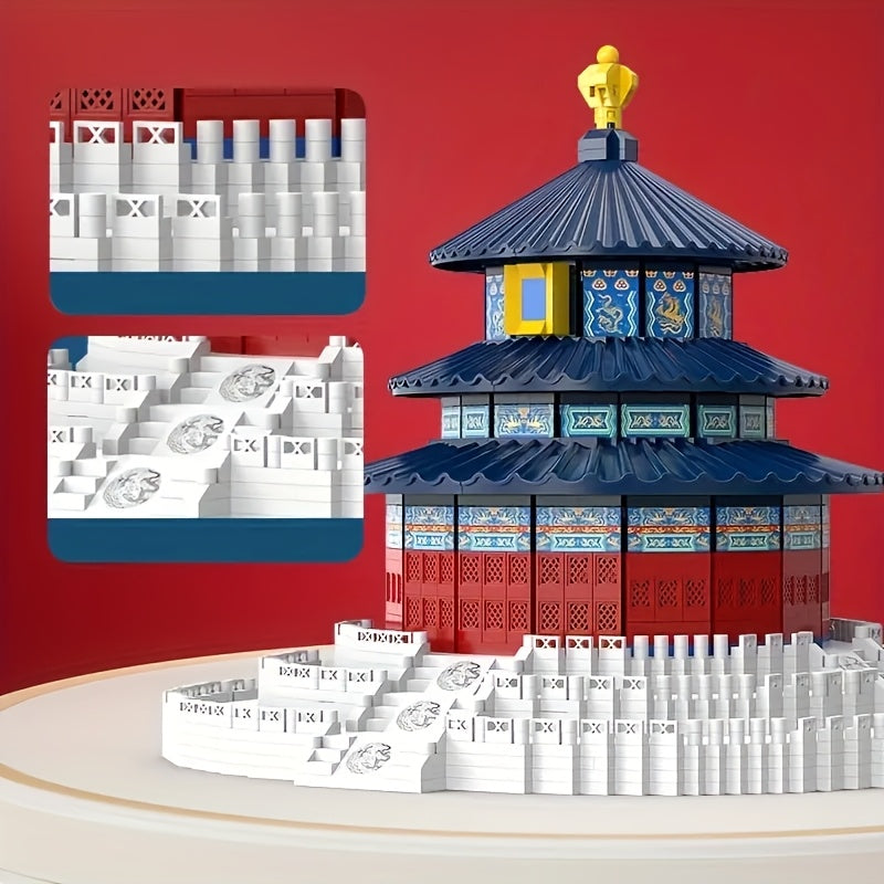 Temple of Heaven 3D Puzzle Chinese Building Blocks Kit