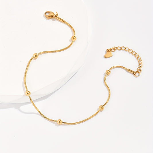 Dainty Chain Anklet Adjustable Stainless Steel Ankle Bracelet