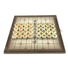 Wooden Chess Set Kids Foldable Chess Set Traditional Strategy Game Portable