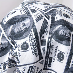 Men's Dollar Print Turban Hat Stacking Cap