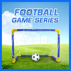Indoor/Outdoor Football Door Game Kit with Ball Pump - Durable Toy for Kids