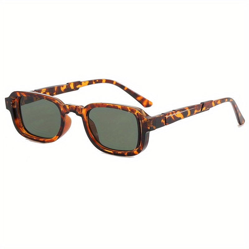 Men's Square Frame Sunglasses UV400 Anti Glare for Outdoor Activities