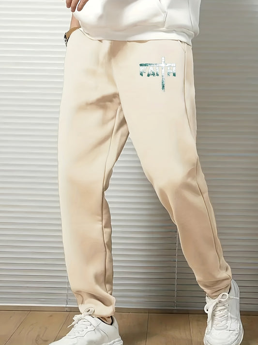 FAITH Men's Drawstring Sweatpants Casual Jogger Pants