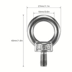 Stainless Steel Tie Down Eyelet Rail for Kayak Canoe Boat