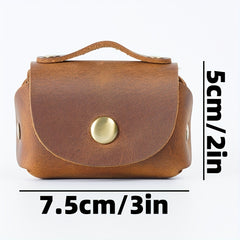 1pc Small Wallet PU Leather Coin Storage Bag Pocket Mini Money Bag