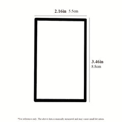 Portable Rectangular Pocket Mirror for Travel and Home Use