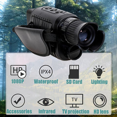 R7 Infrared Night Vision Scope Monocular Camera with 7' Display Screen