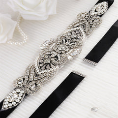 Rhinestone Bridal Belt Wedding Dress Waist Chain Sash Faux Pearl Belt