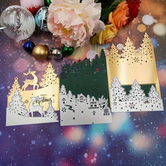 Christmas Tree House Deer Metal Cutting Dies for DIY Greeting Card Scrapbooking