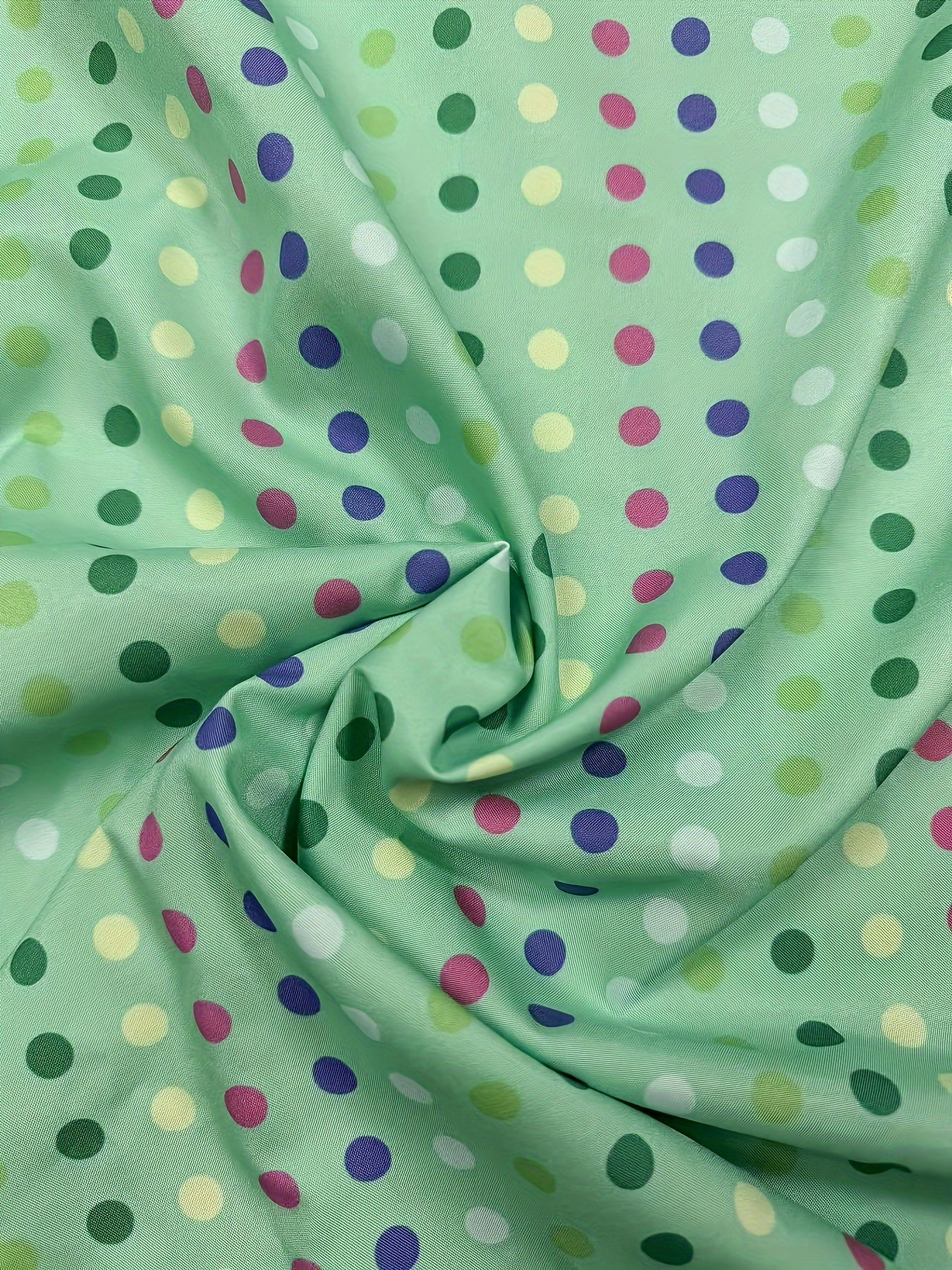  Colorful Dot Print Mermaid Skirt