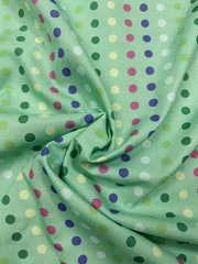  Colorful Dot Print Mermaid Skirt