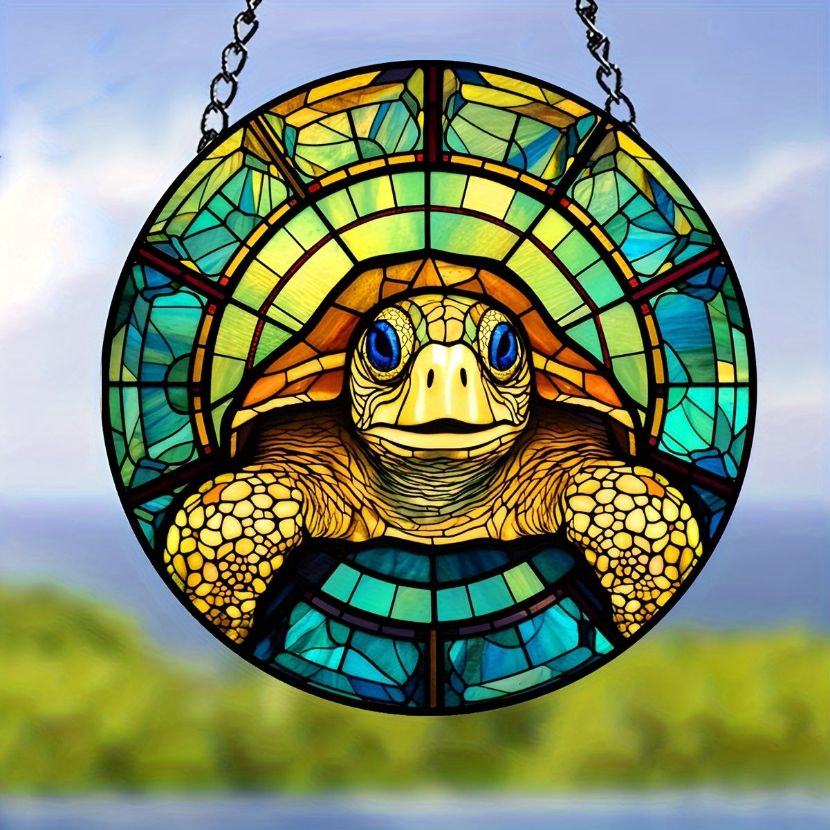 Turtle Window Hanging Suncatcher Chain Home Decor Gift