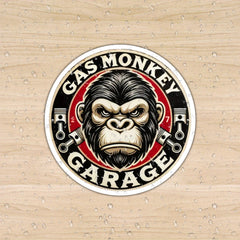 Gas Monkey Garage Round Sign Sticker