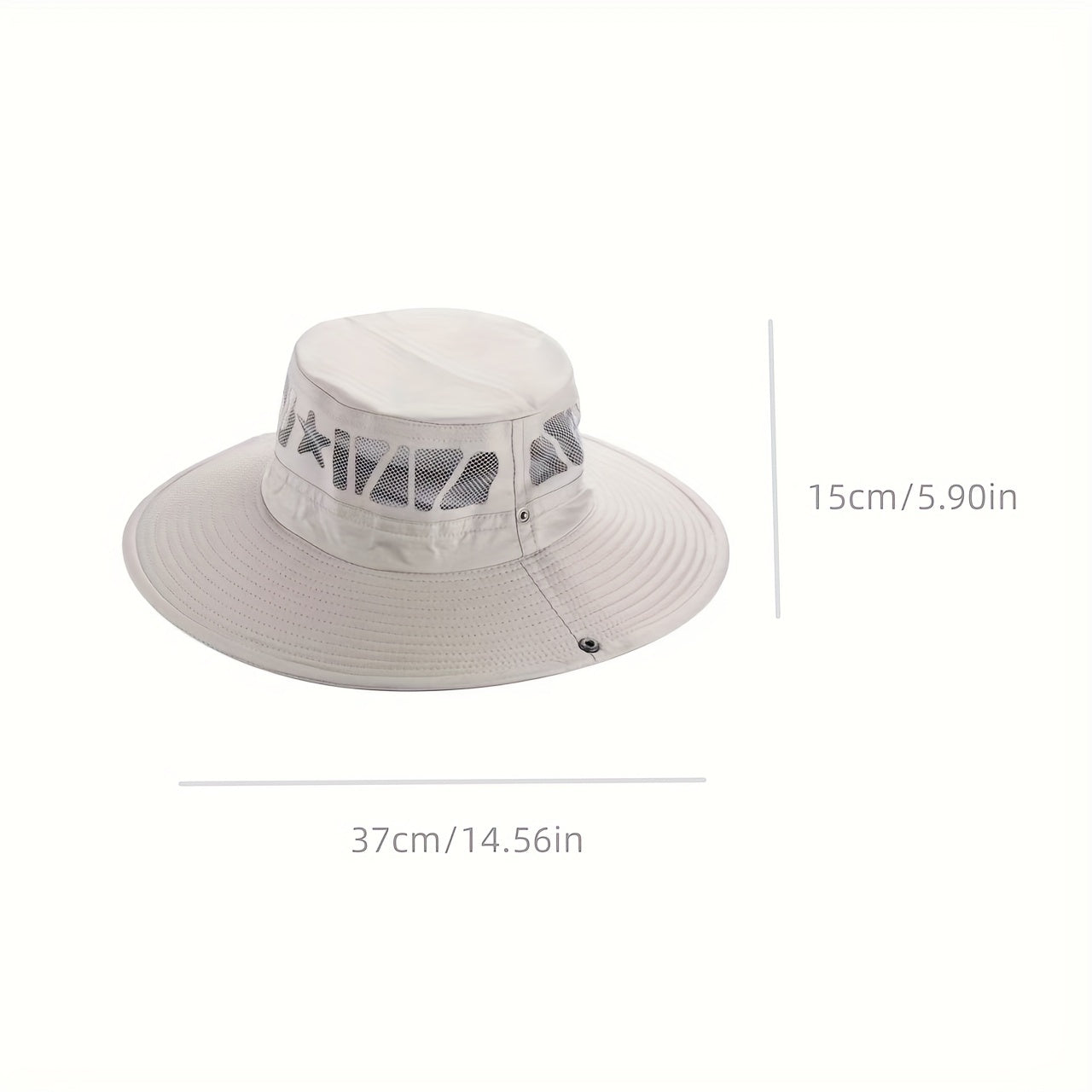 Hollow Breathable Bucket Hat With Star Pattern Sun Hat for Men Women