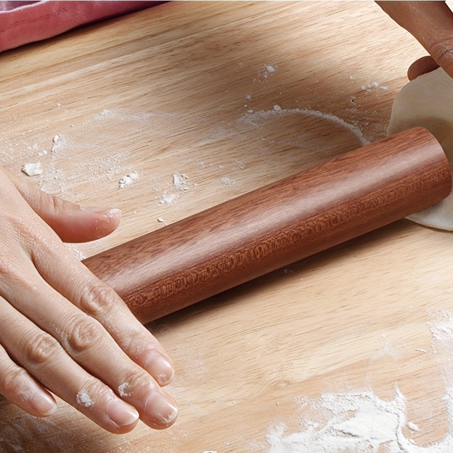 28.96cmx4 Ebony Wood Rolling Pin for Baking
