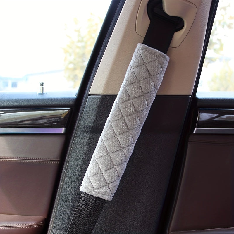 2pcs Car Seat Belt Pads Cover for Comfortable Driving
