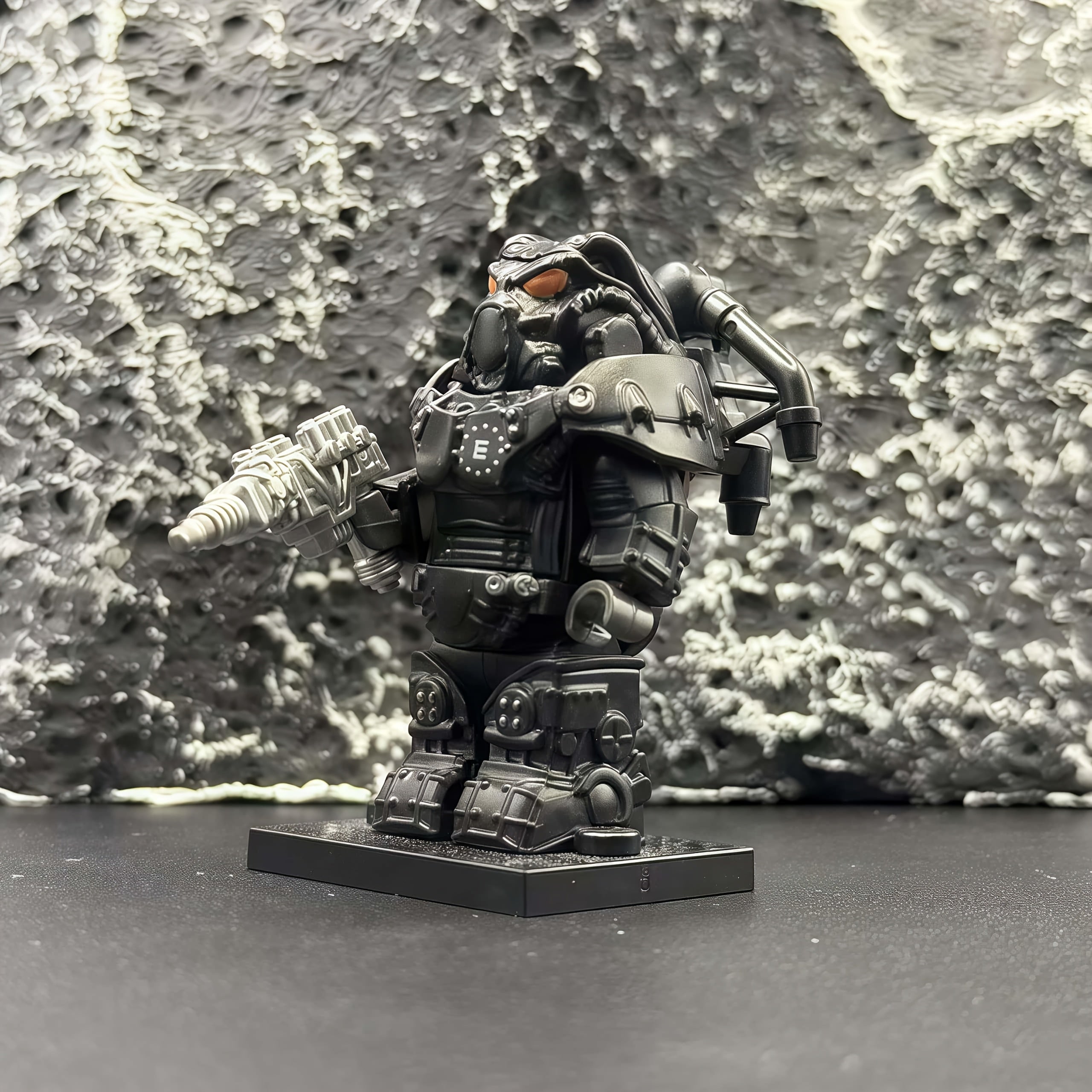 Power Suit Mech Brothers Club Building Model Figure