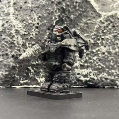 Power Suit Mech Brothers Club Building Model Figure