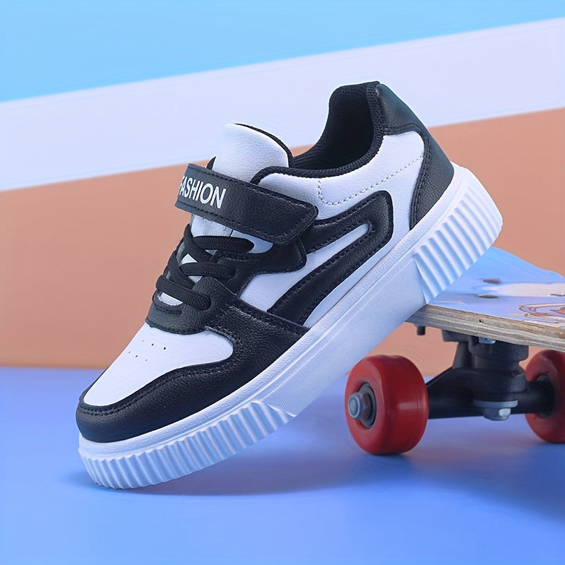 Boys' Casual Low Top Skateboard Shoes Breathable Non-Slip Sneakers
