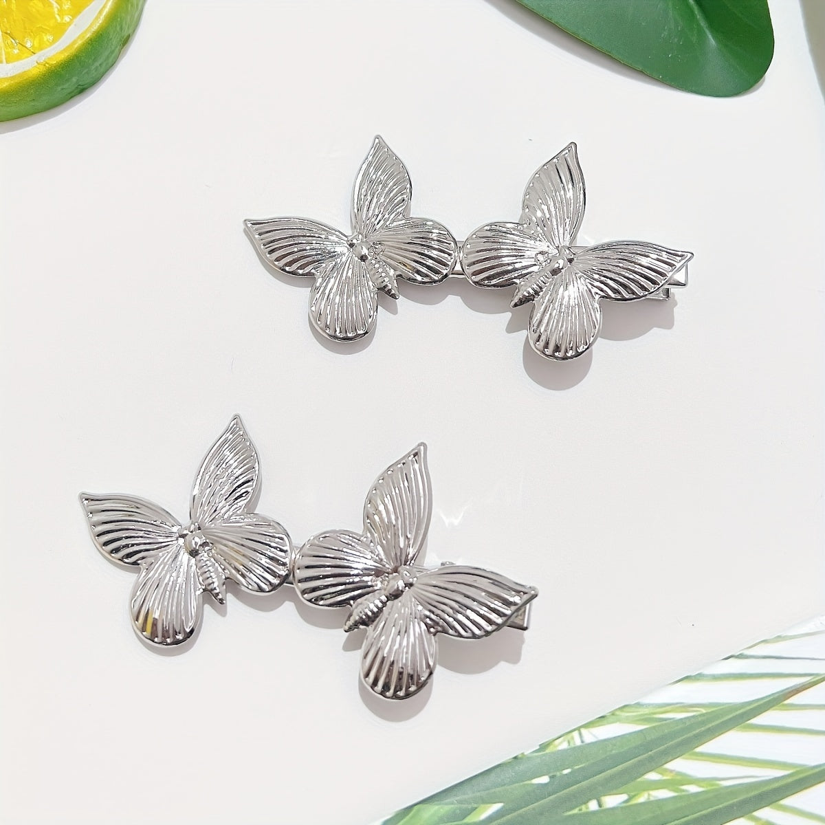 Sweet Butterfly Decoration Duck Billed Clip Hair Accessory