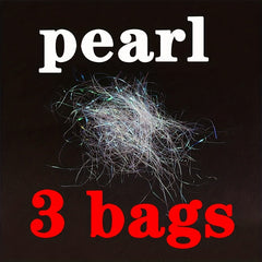 Royal Sissi 3 Bags Ice Dub Soft Flash Hair Rigs Fishing Bait Making Gear
