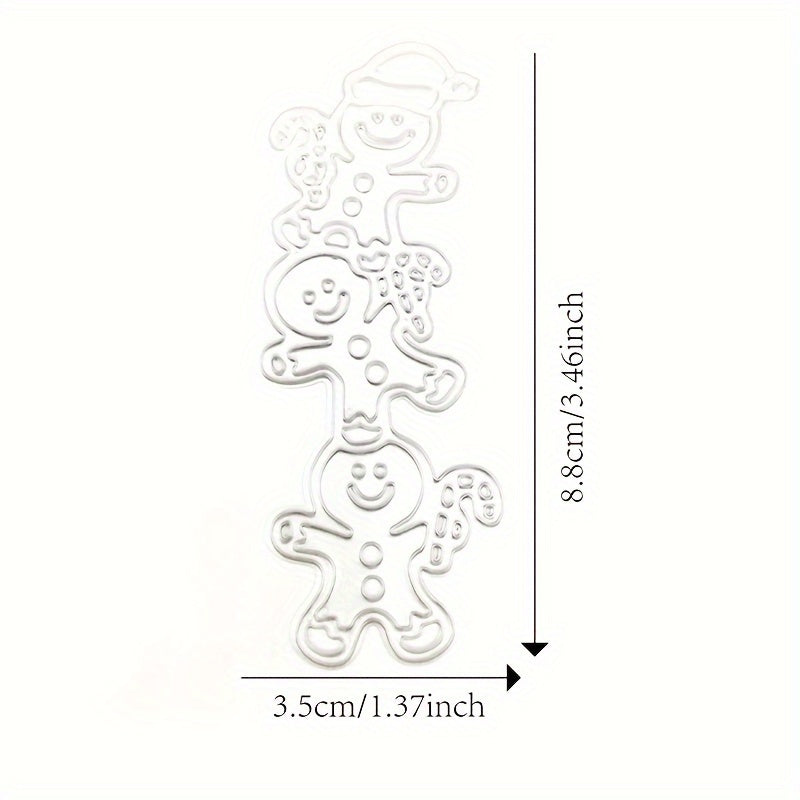 1pc Christmas Snowman Metal Cutting Die Stencils for DIY Scrapbook Card Making