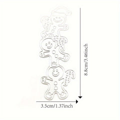 1pc Christmas Snowman Metal Cutting Die Stencils for DIY Scrapbook Card Making