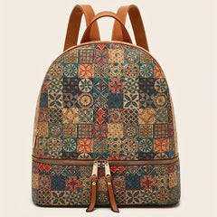 Women's Printed Backpack Travel Bag Large Capacity