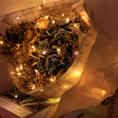 10pcs Copper Wire LED String Lights Fairy Lights Decorative Curtain Star Lights