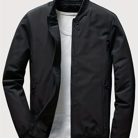 Men's Lightweight Windbreaker Jacket Zip Up Coat