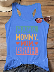 Women's Plus Size Letter Print Tank Top