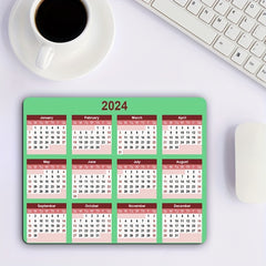 Calendar Small Size Mouse Pad Anti Slip Gamer Desktop Mouse Pad