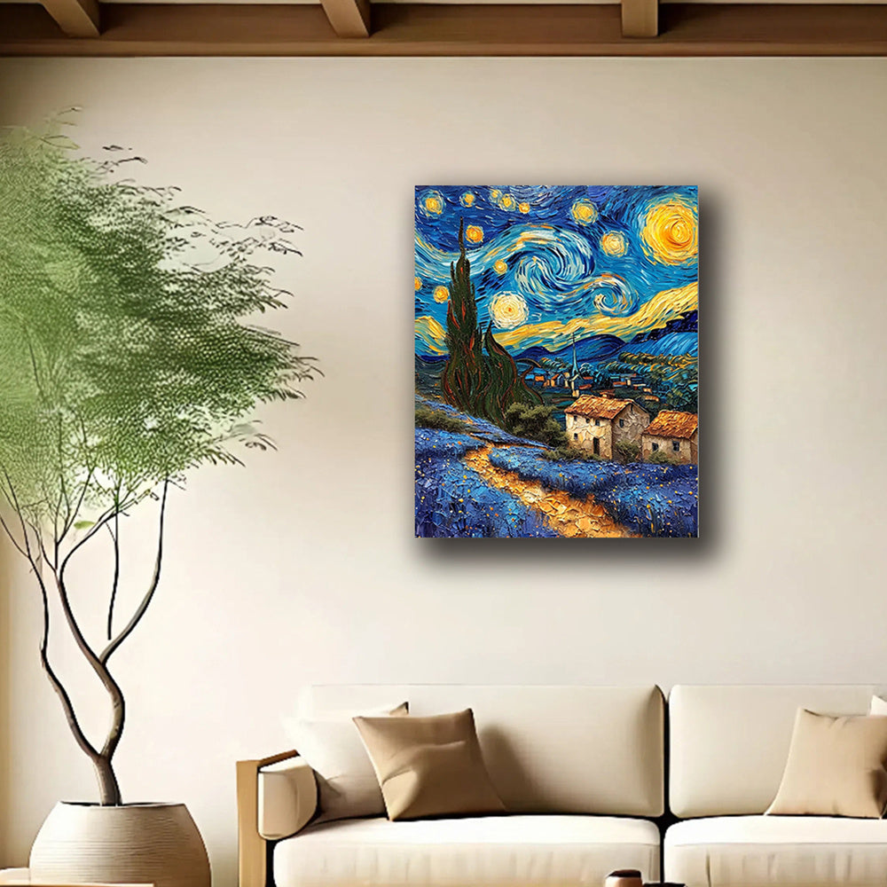 Night View Landscape DIY Digital Painting Kit