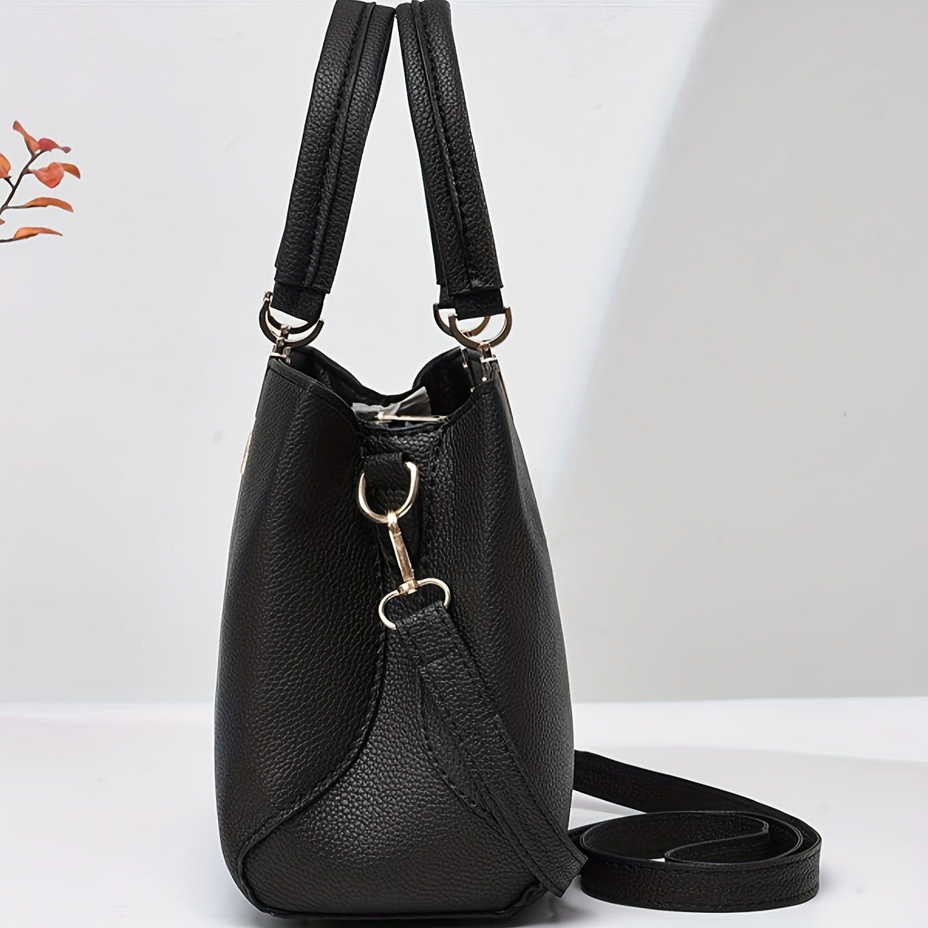 Stylish Bowknot Shoulder Bag with Multiple Compartments