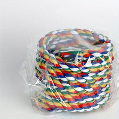 Colorful Climbing Rope Swing Parrot Stand With Bell