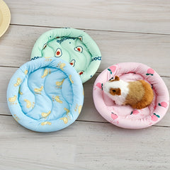 Summer Sleep Mat for Hamsters and Hedgehogs Ice Silk Pet Nest Pad