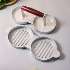 Double Hamburger Press Meat Patty Maker Mold